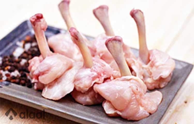 Succulent chicken legs on a plate